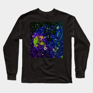 Black Panther Art - Glowing Edges 611 Long Sleeve T-Shirt